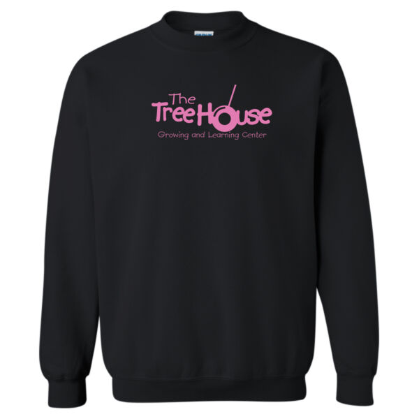 Treehouse Crewneck Sweatshirt_Pink Logo Thumbnail